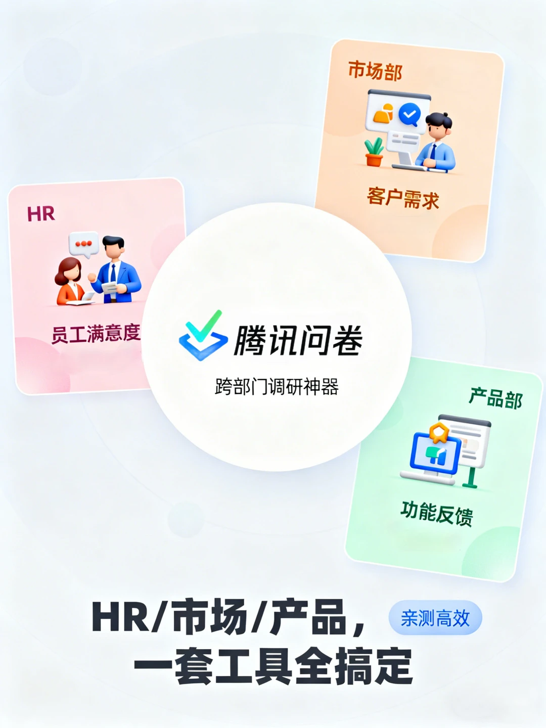 用这工具搞定员工&客户双调研！