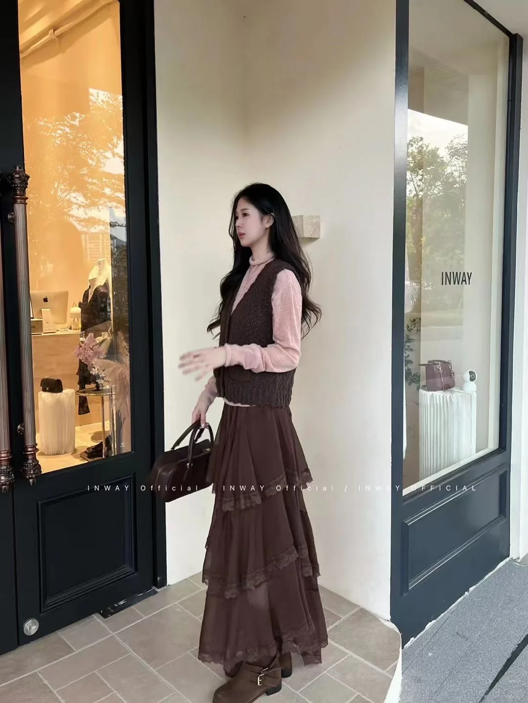 秋天的高级感穿搭～?