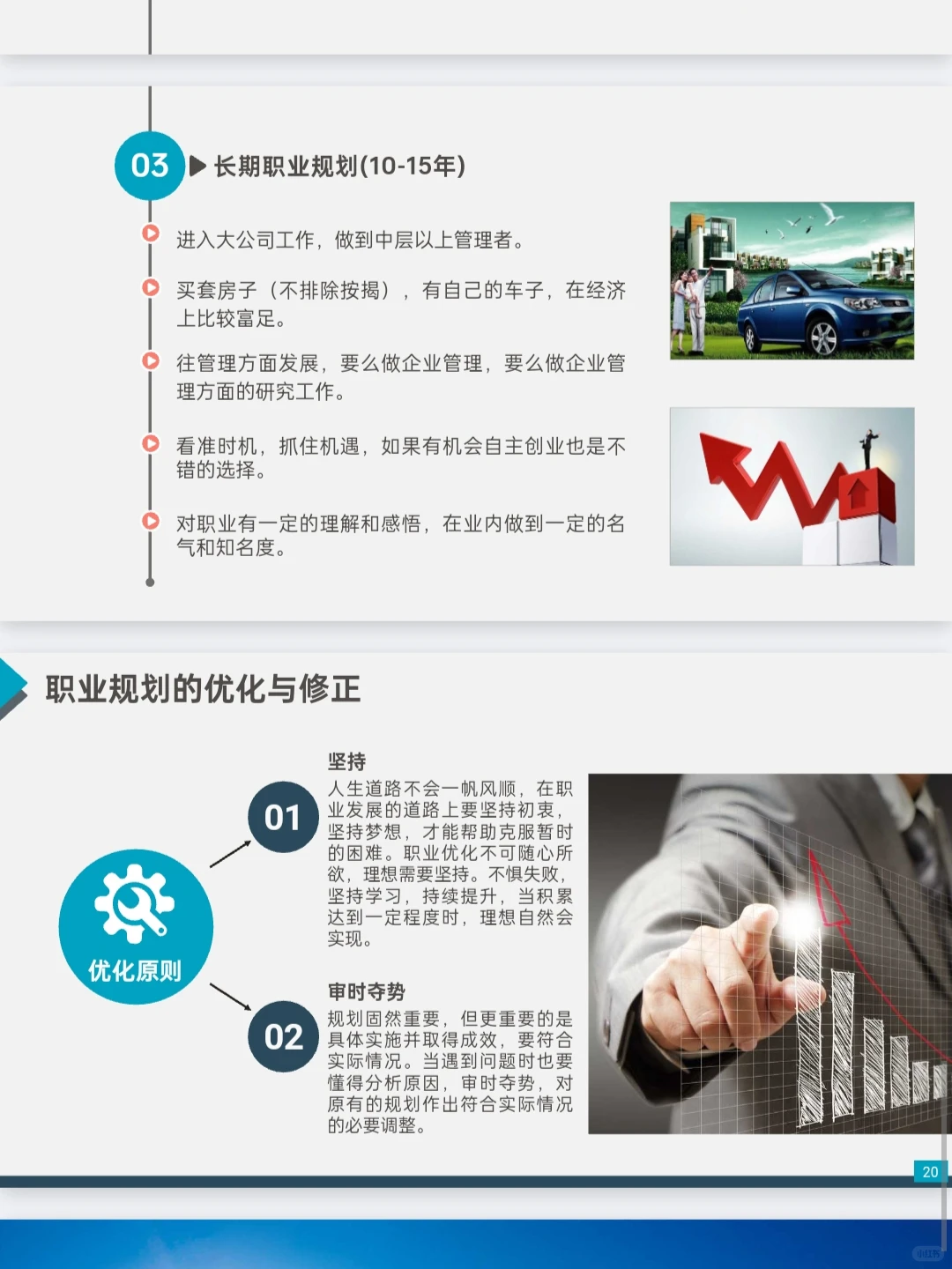 成长赛道导师夸爆的大学生职业生涯规划PPT