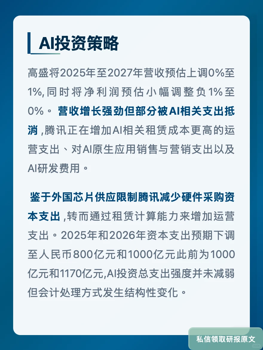 腾讯游戏广告双引擎!高盛看好AI赋能增长
