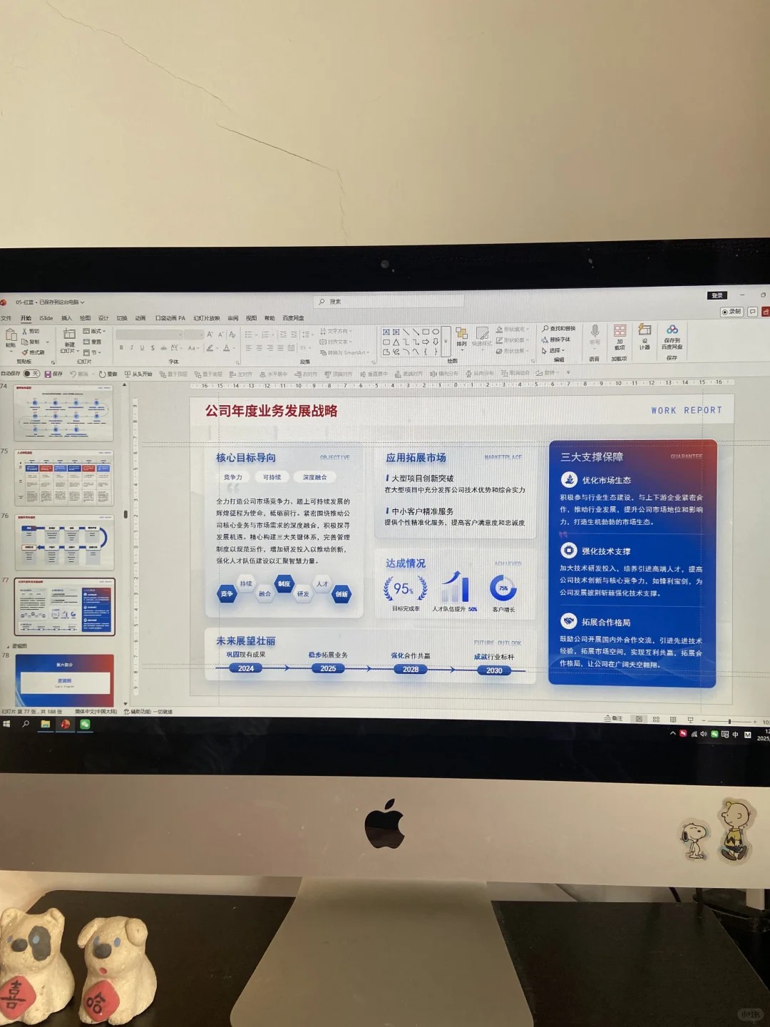 **年终汇报PPT数据可视化**