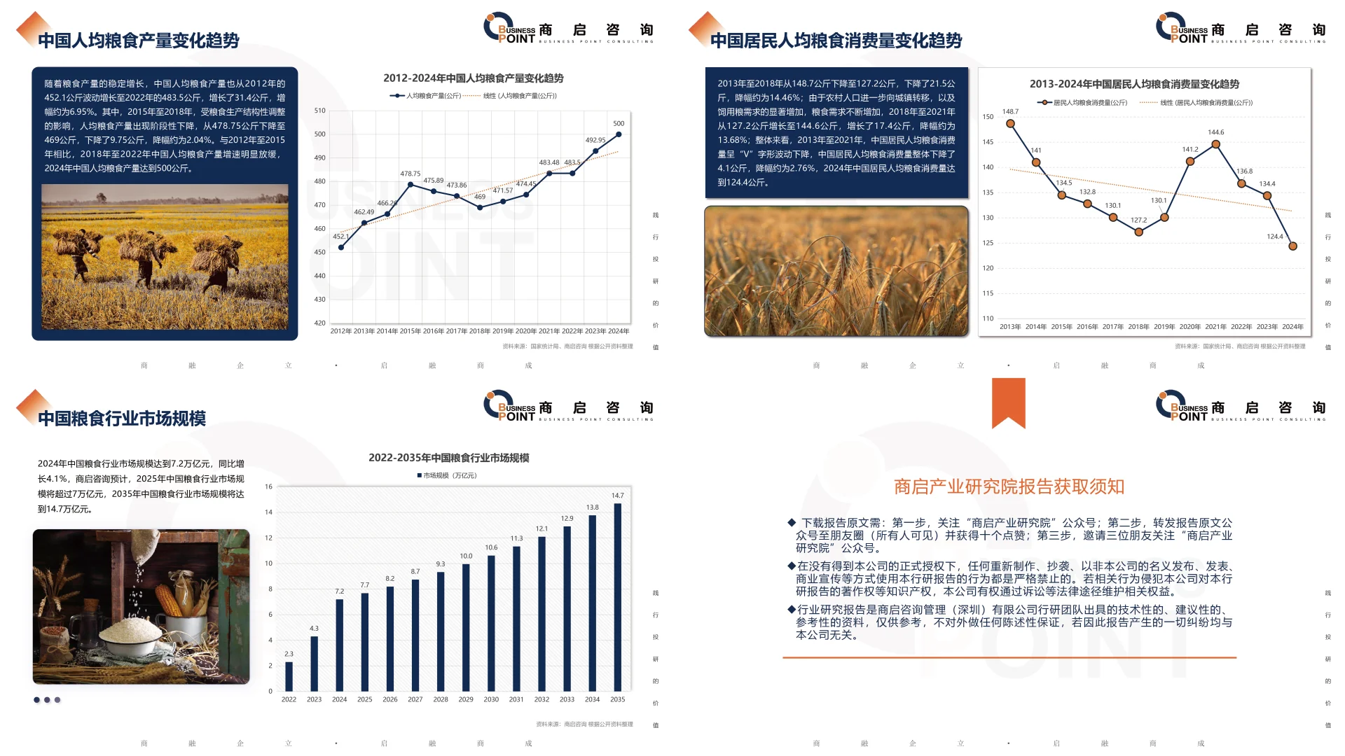 ? 商启咨询 粮食行业研究报告