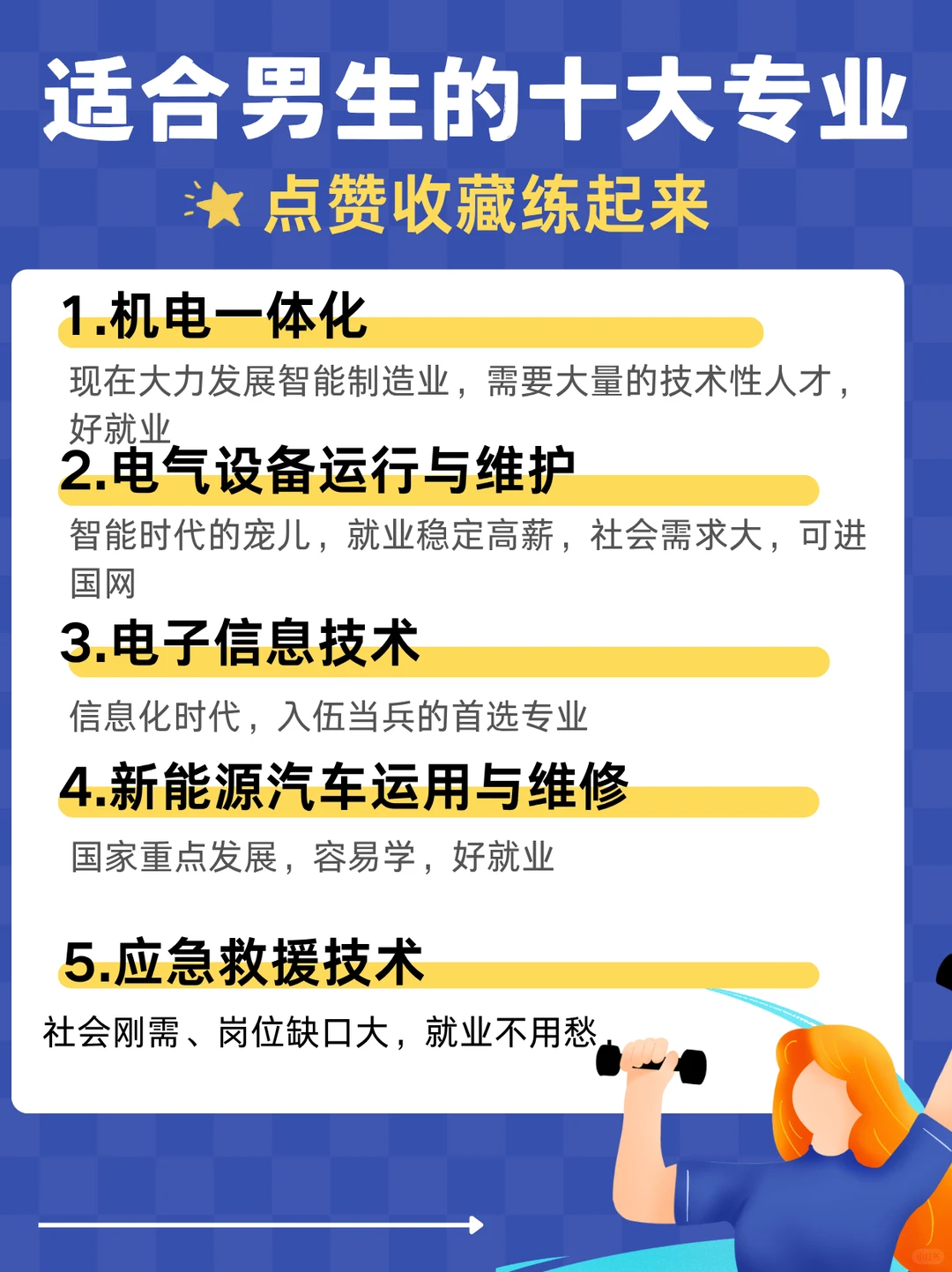 适合男生的十大专业