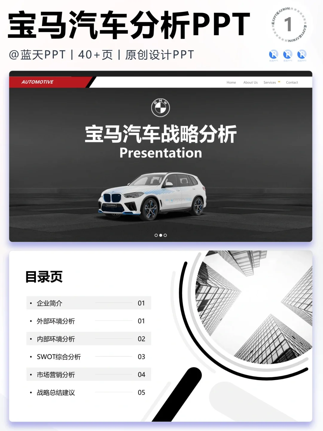 【059】宝马汽车战略分析营销策略 SWOT PPT
