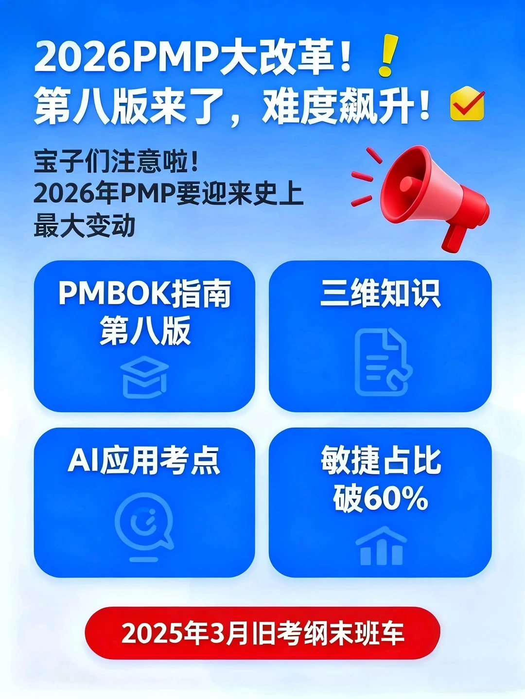 ?2026PMP 大改革!难度飙升?