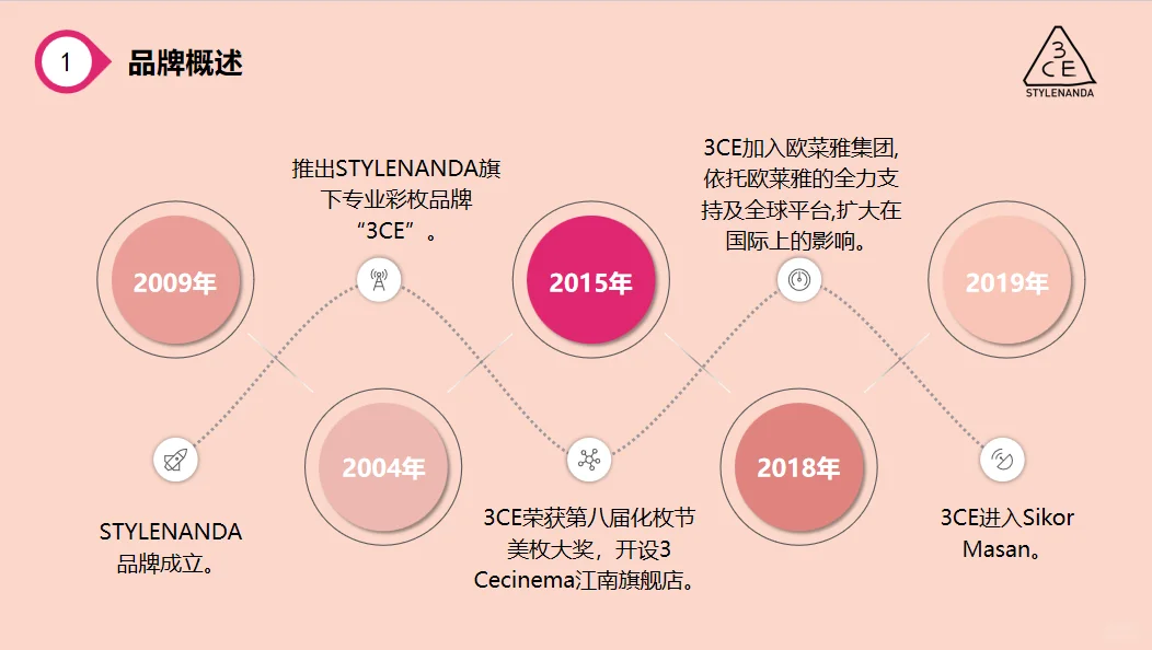 美妆品牌3CE的崛起之路 PPT里全是干货