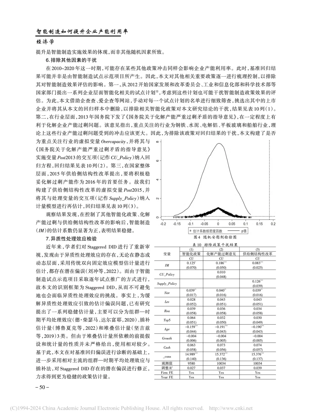 《管理世界》智能制造提升企业产能利用率