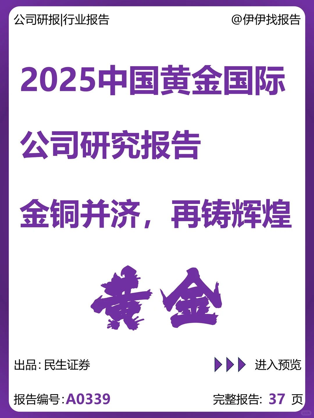 中国黄金国际公司研究报告-金铜并济