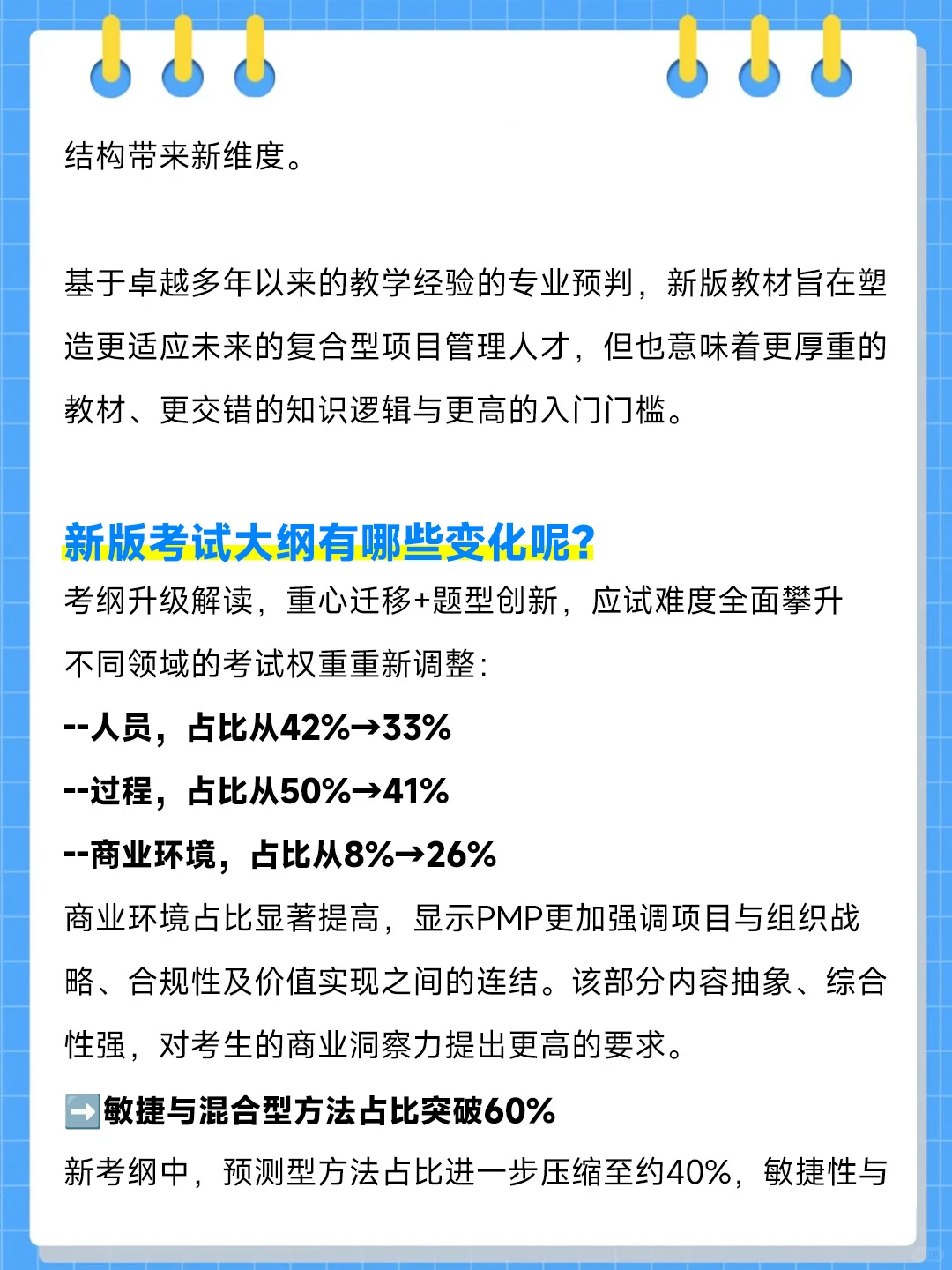 ?2026PMP 大改革!难度飙升?