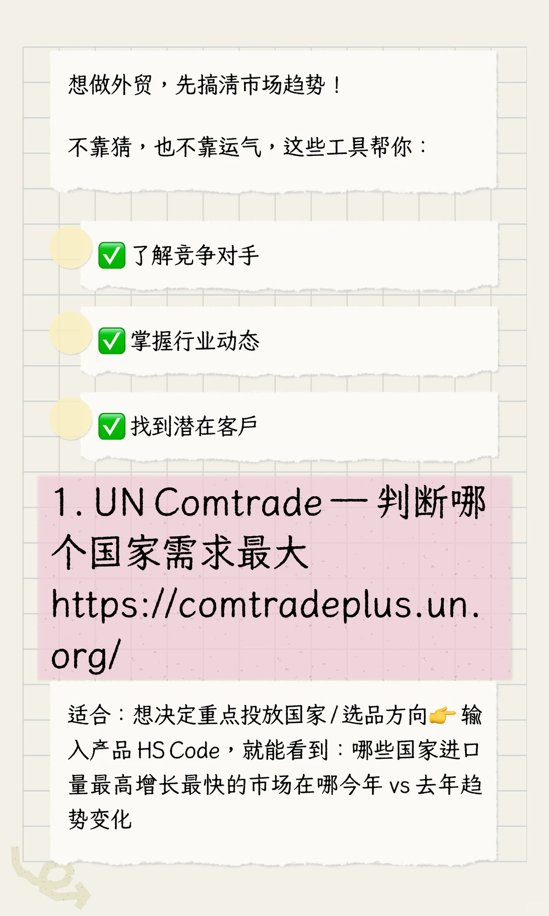 一篇搞定“外贸市场调研工具”，外贸人