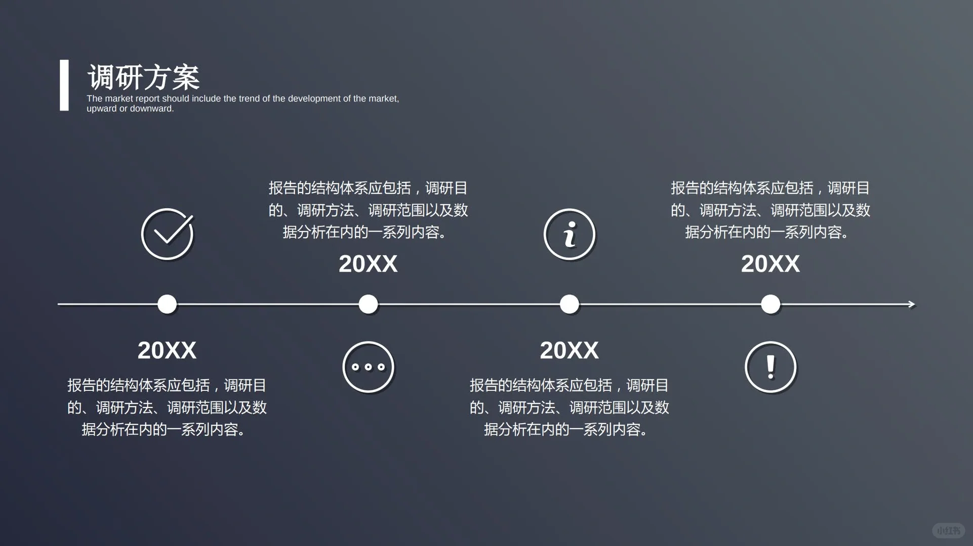 【521】高级灰商务风市场调研报告 PPT 模板