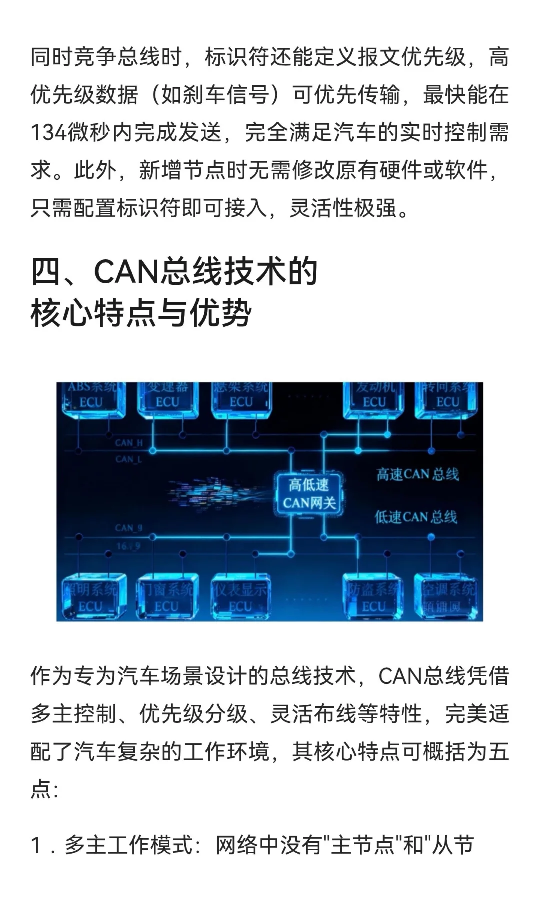 汽车CAN总线技术深度解析