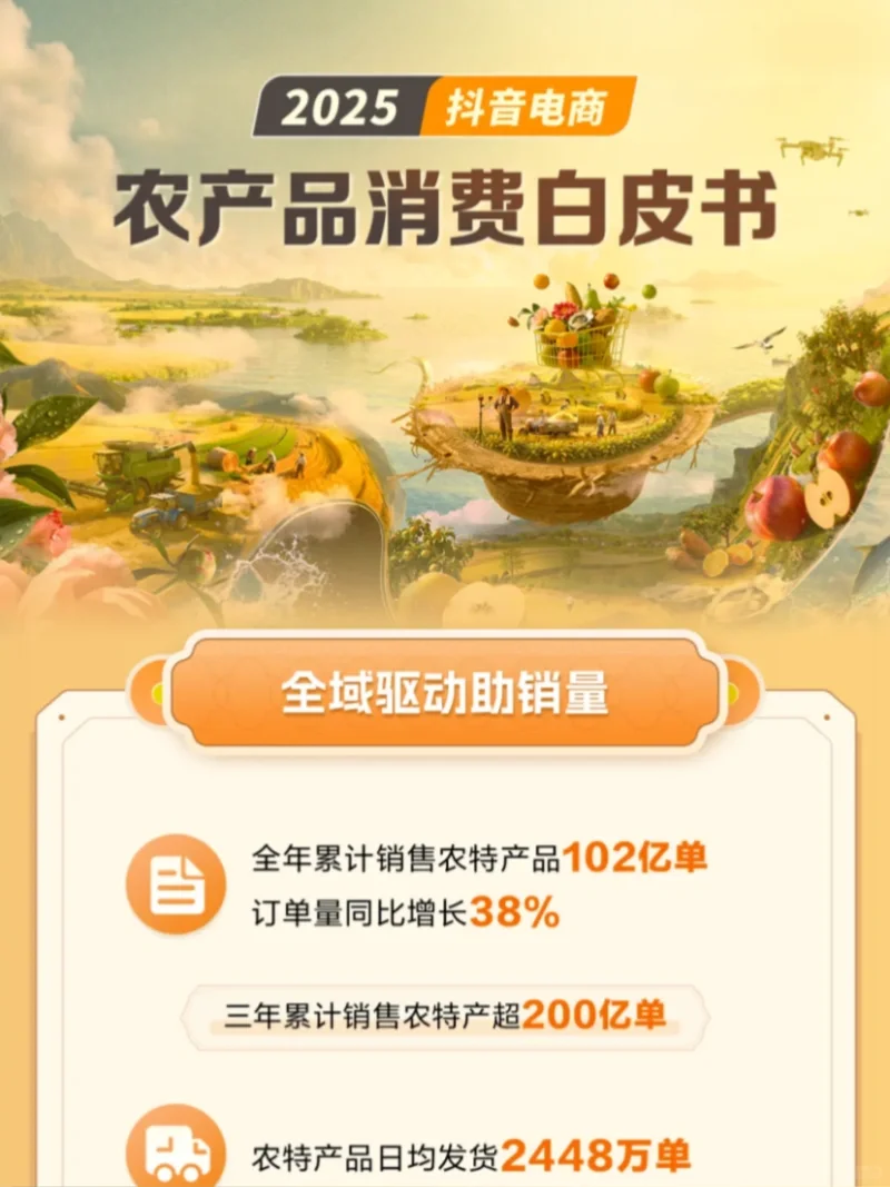 三年助农超200亿单!