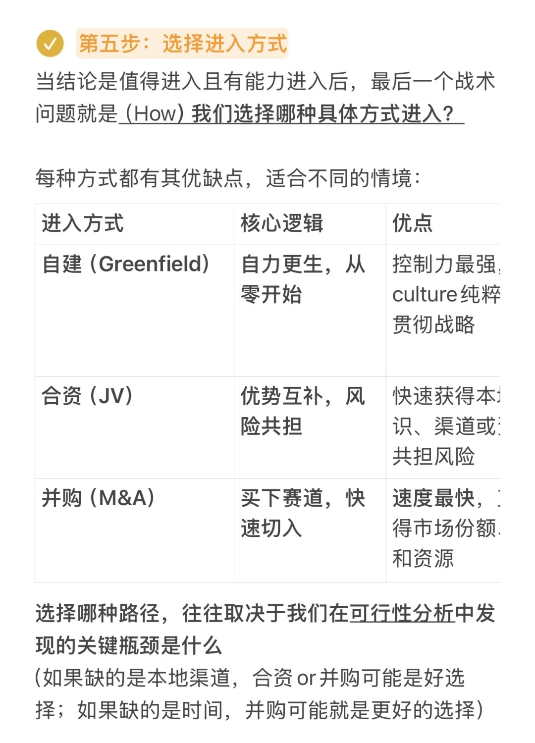 详细复盘咨询面试market entry问题回答逻辑
