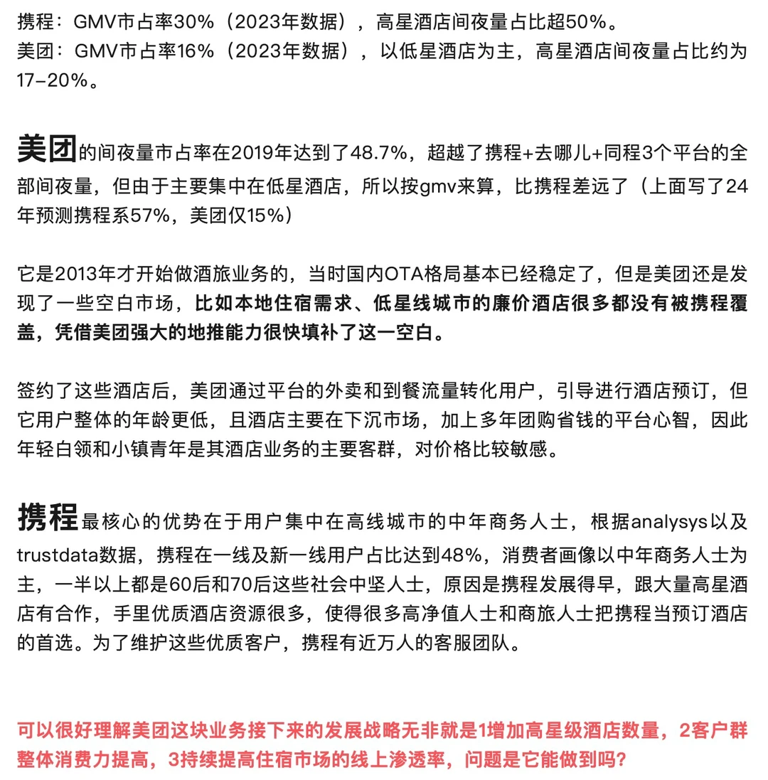 美团VS携程 各有胜负