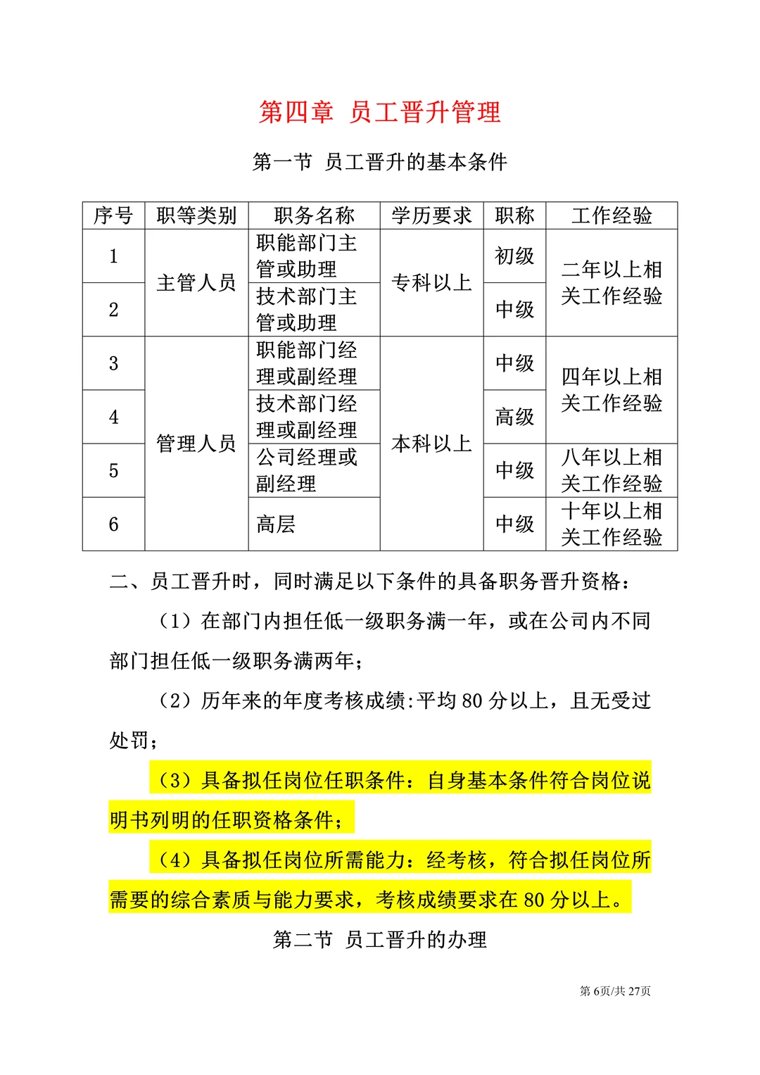 HR这样做员工晋升管理制度，员工有干劲