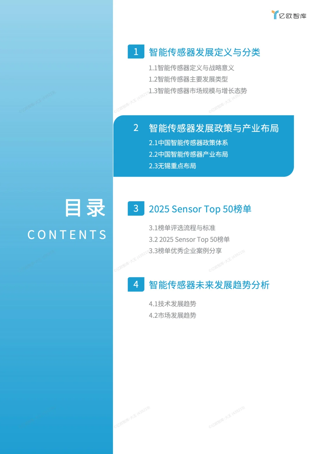 2025智能传感器top50榜单报告