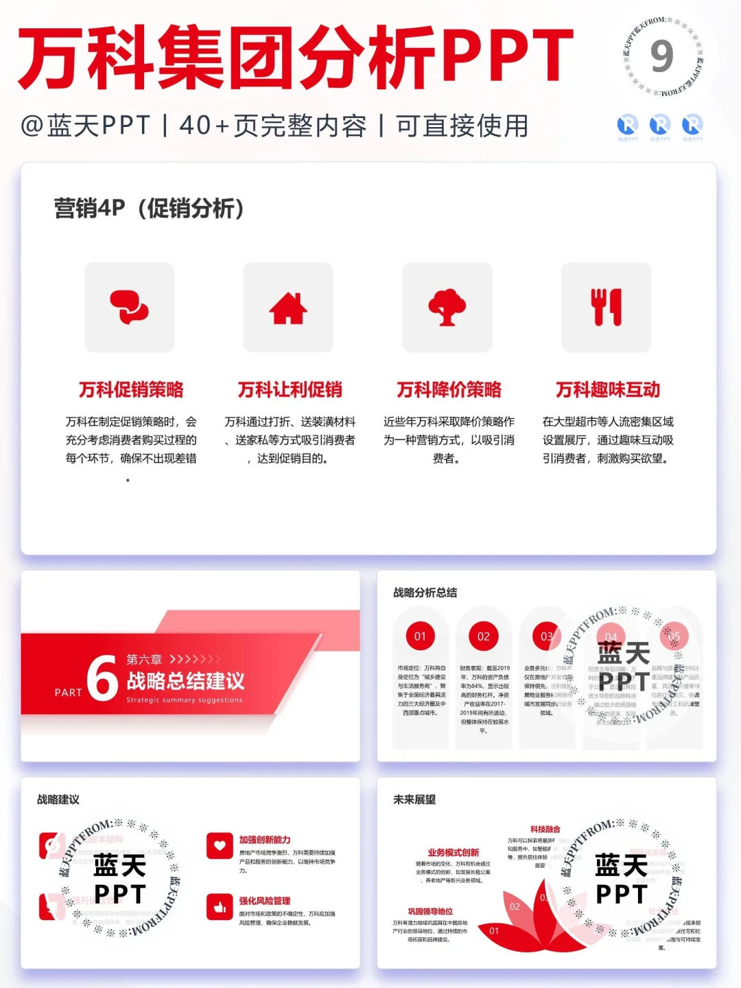 【015】万科集团战略品牌营销SWOT分析PPT