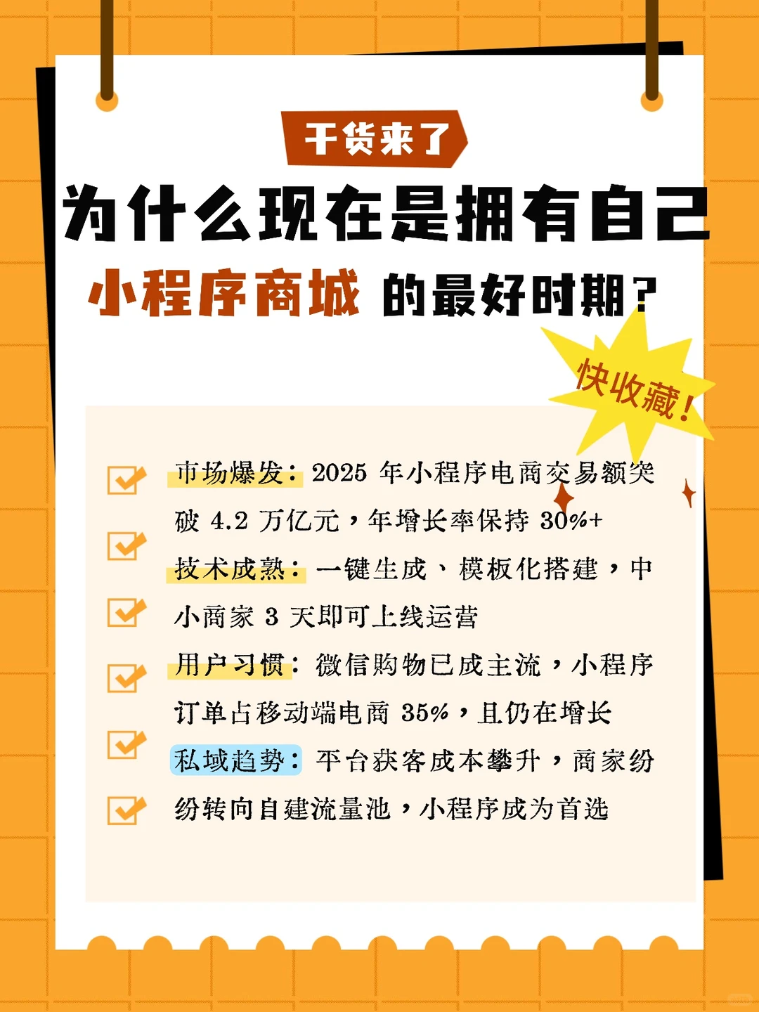 2025第四季度是拥有独立商城的最好时期