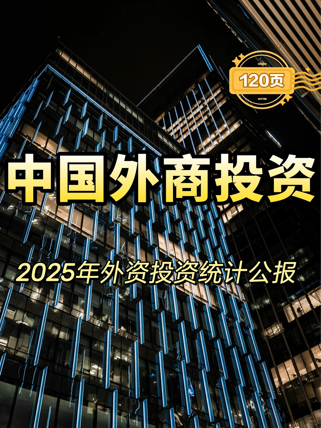 2025年外资投资统计公报