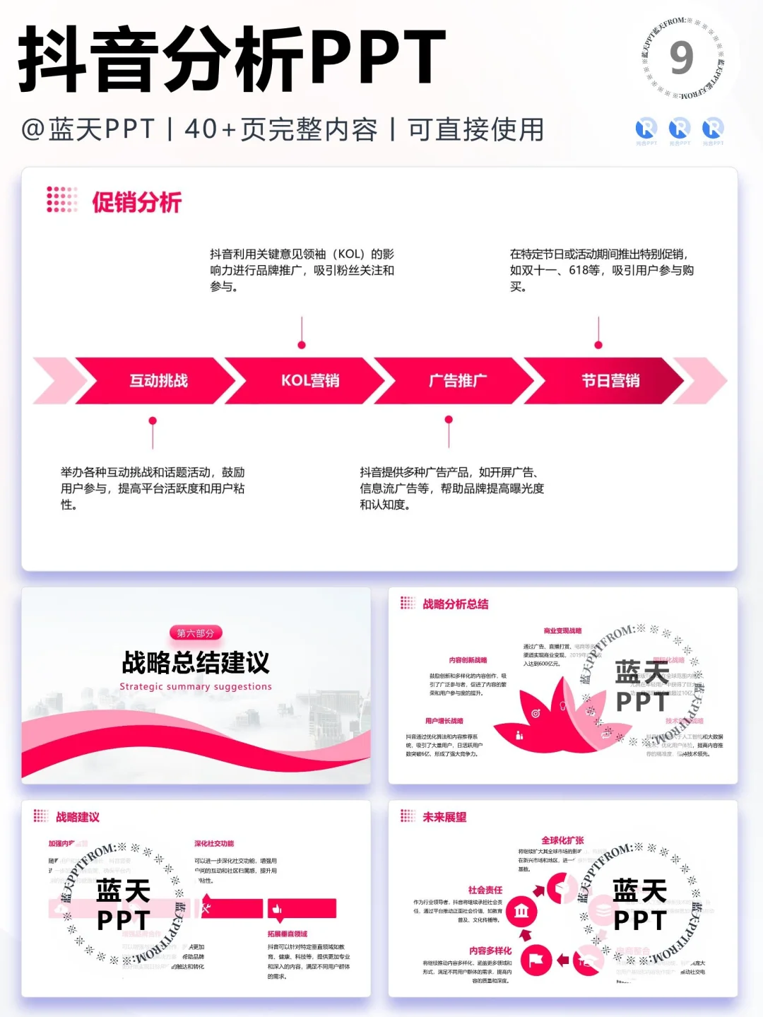 【067】抖音战略分析营销策略 SWOT PPT