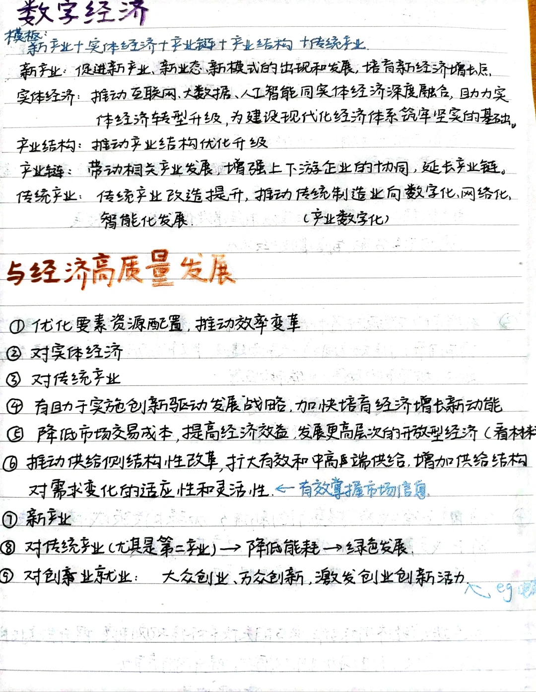 数字经济不会答,一篇笔记解决