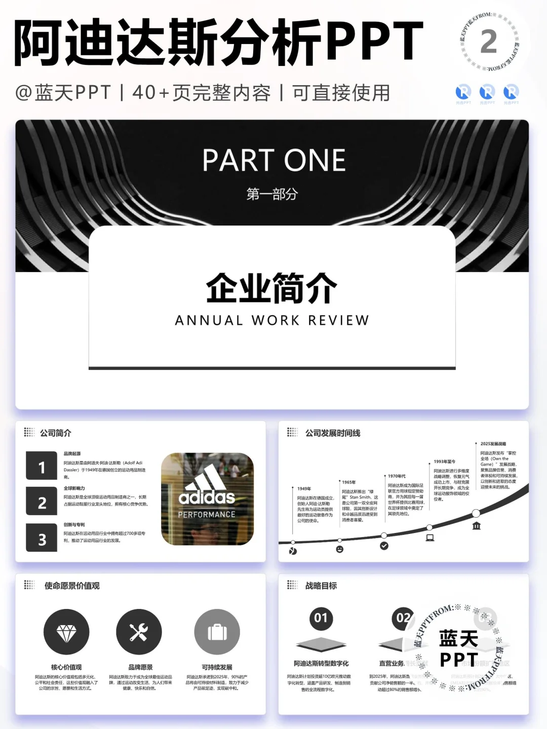 【005】阿迪达斯企业战略营销策略分析PPT