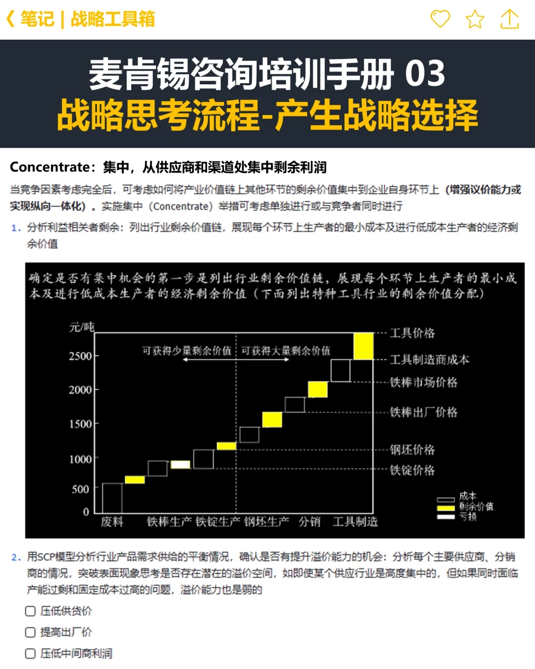 ?麦肯锡战略咨询培训手册梳理 03