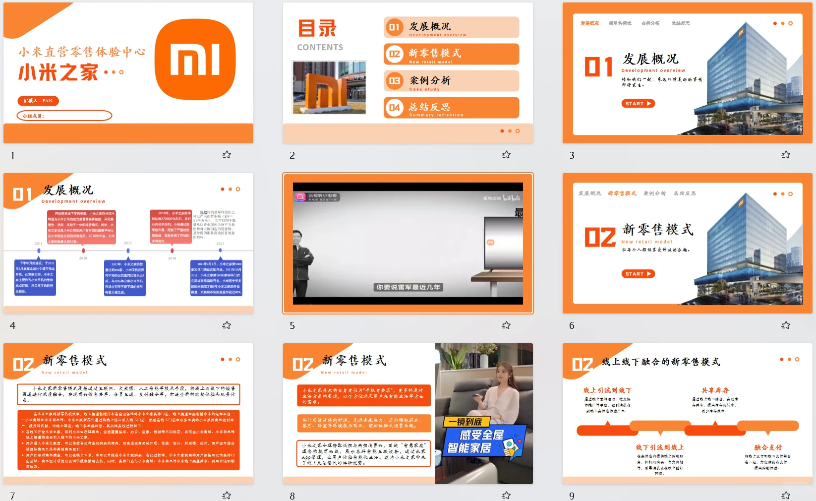 《小米之家》PPT分享