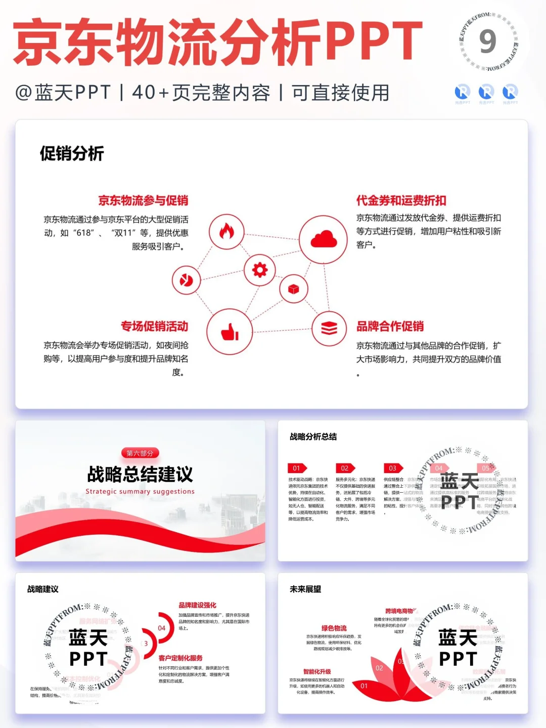 【032】京东物流战略分析营销策略 SWOT PPT