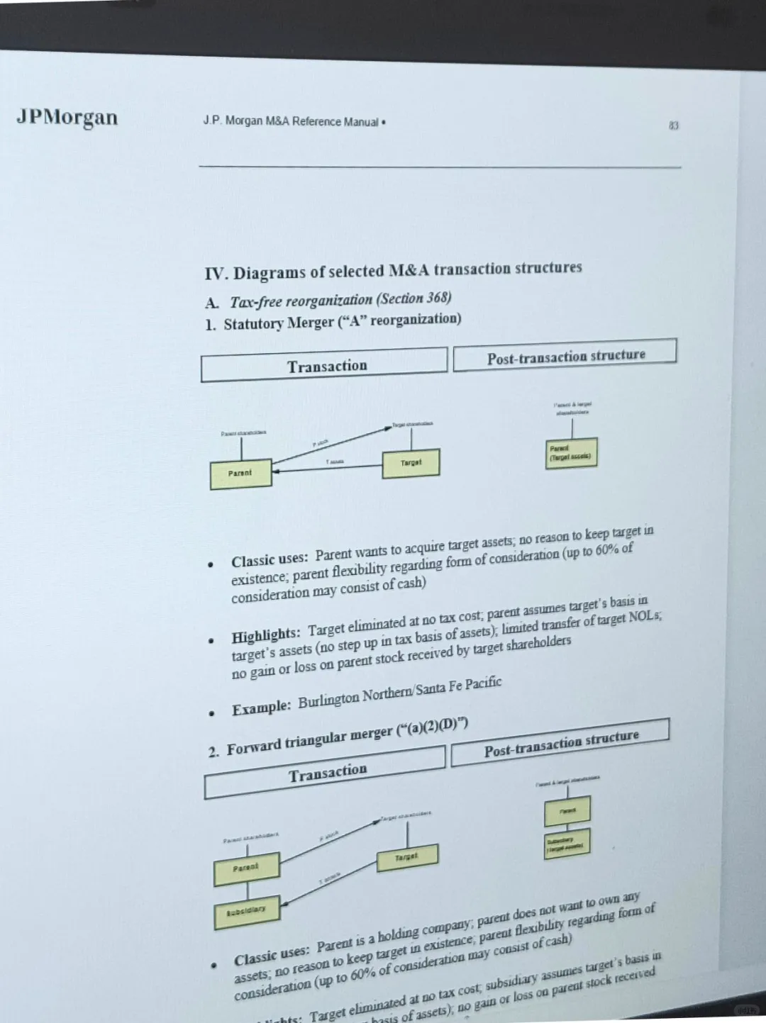 草履虫看完摩根大通内训手册也能学会M&A