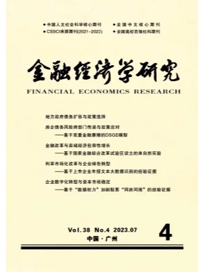 【选题2403·C刊】《金融经济学研究》选题