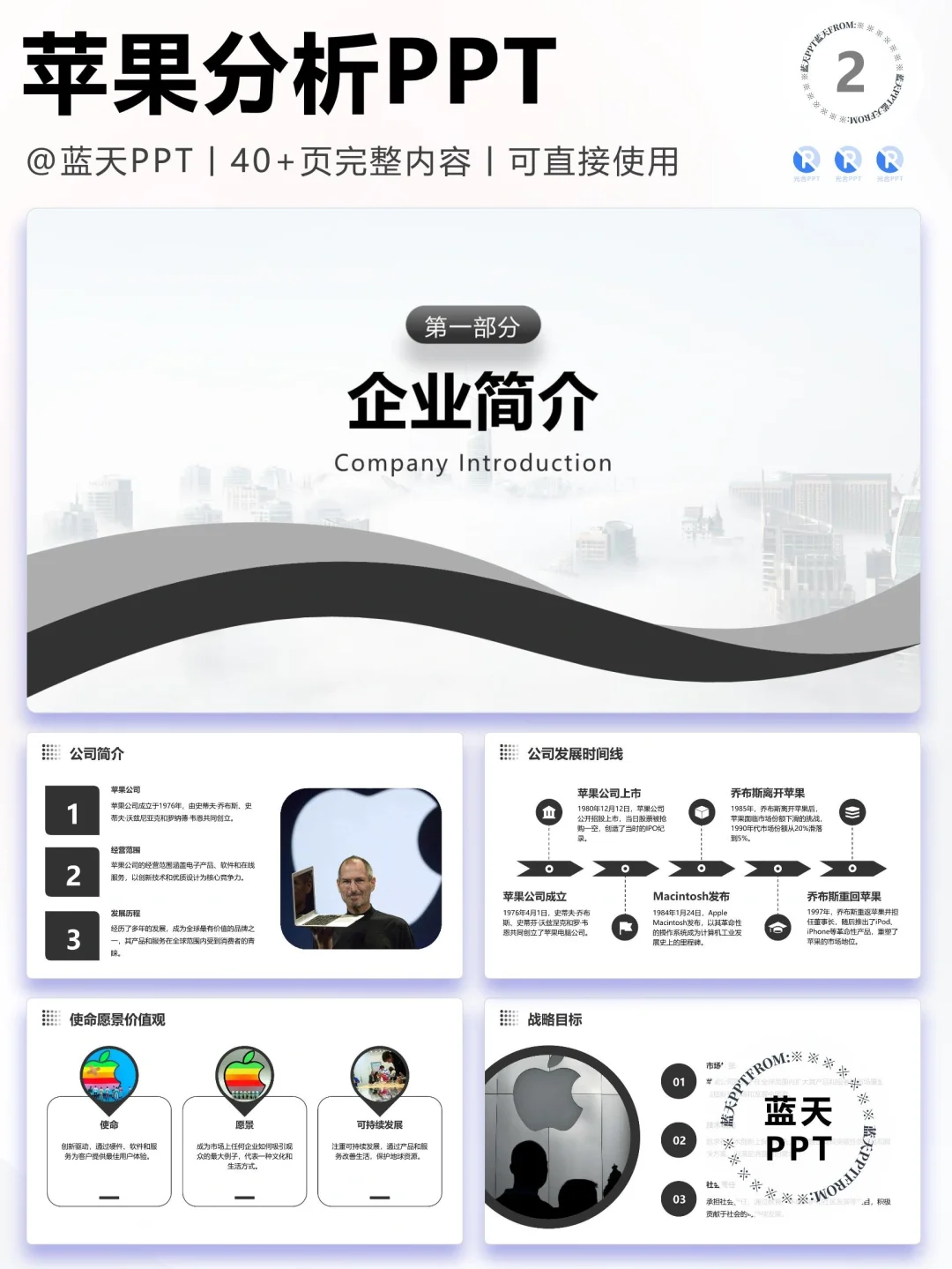 【023】苹果战略分析营销策略 SWOT PPT
