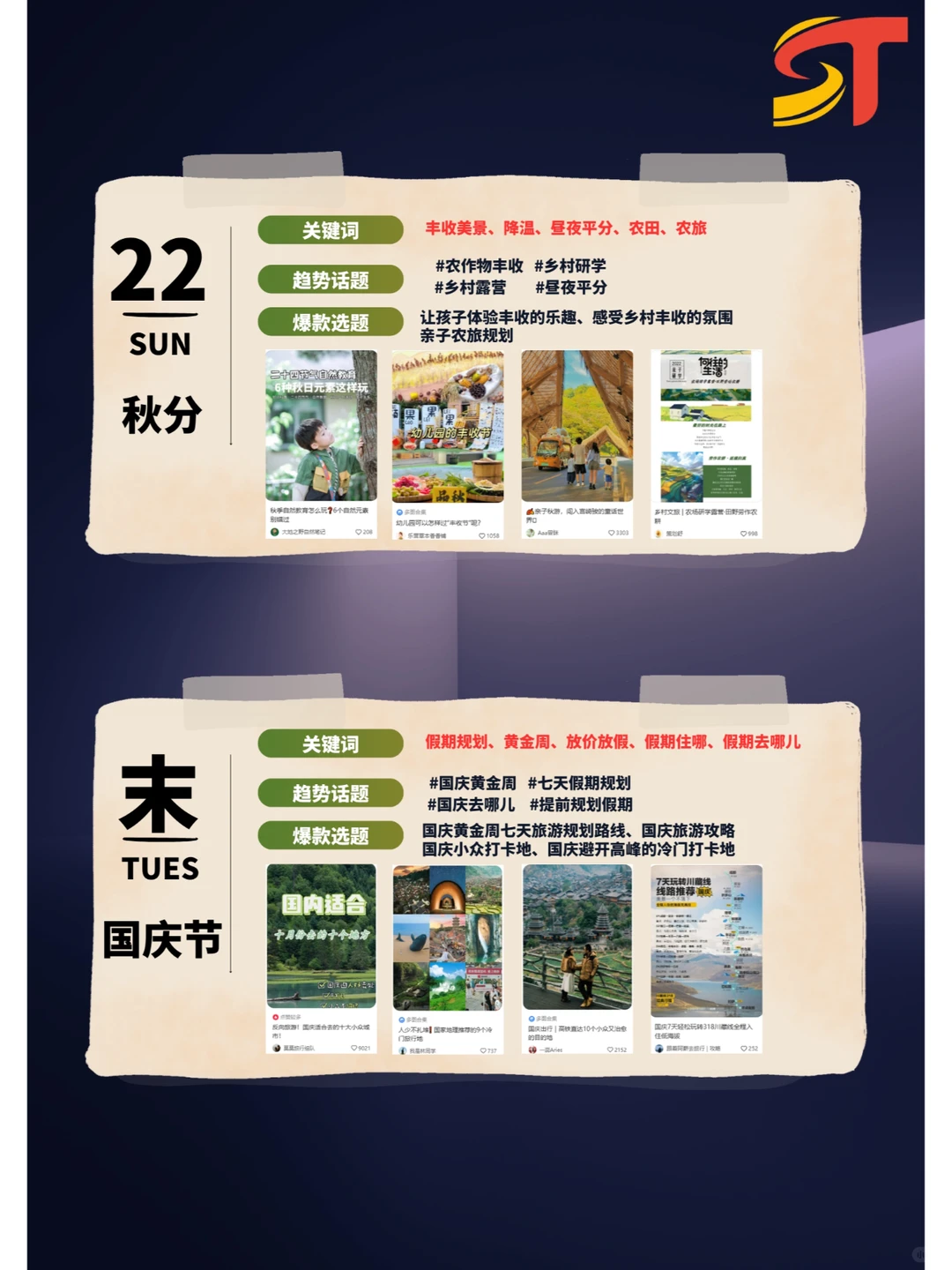 ? 9月酒旅行业营销灵感日记