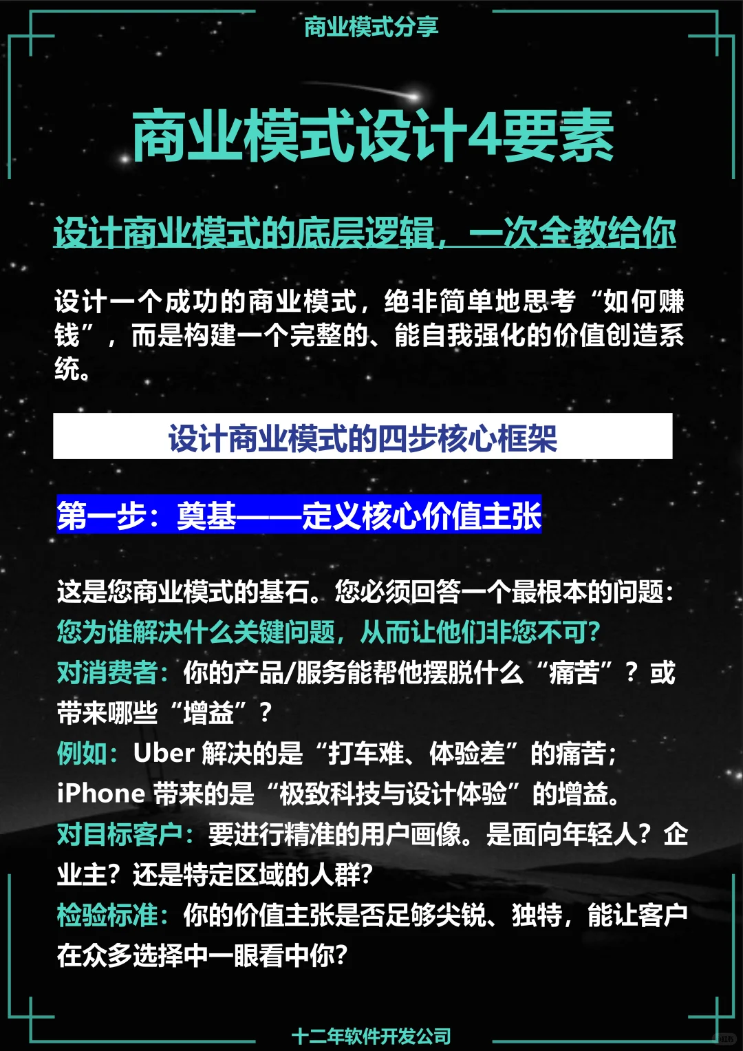 商业模式、离不开这四种要素