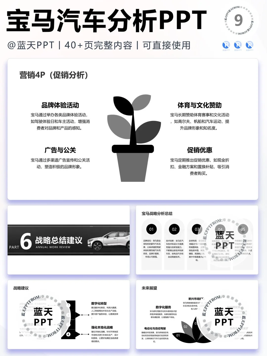 【059】宝马汽车战略分析营销策略 SWOT PPT