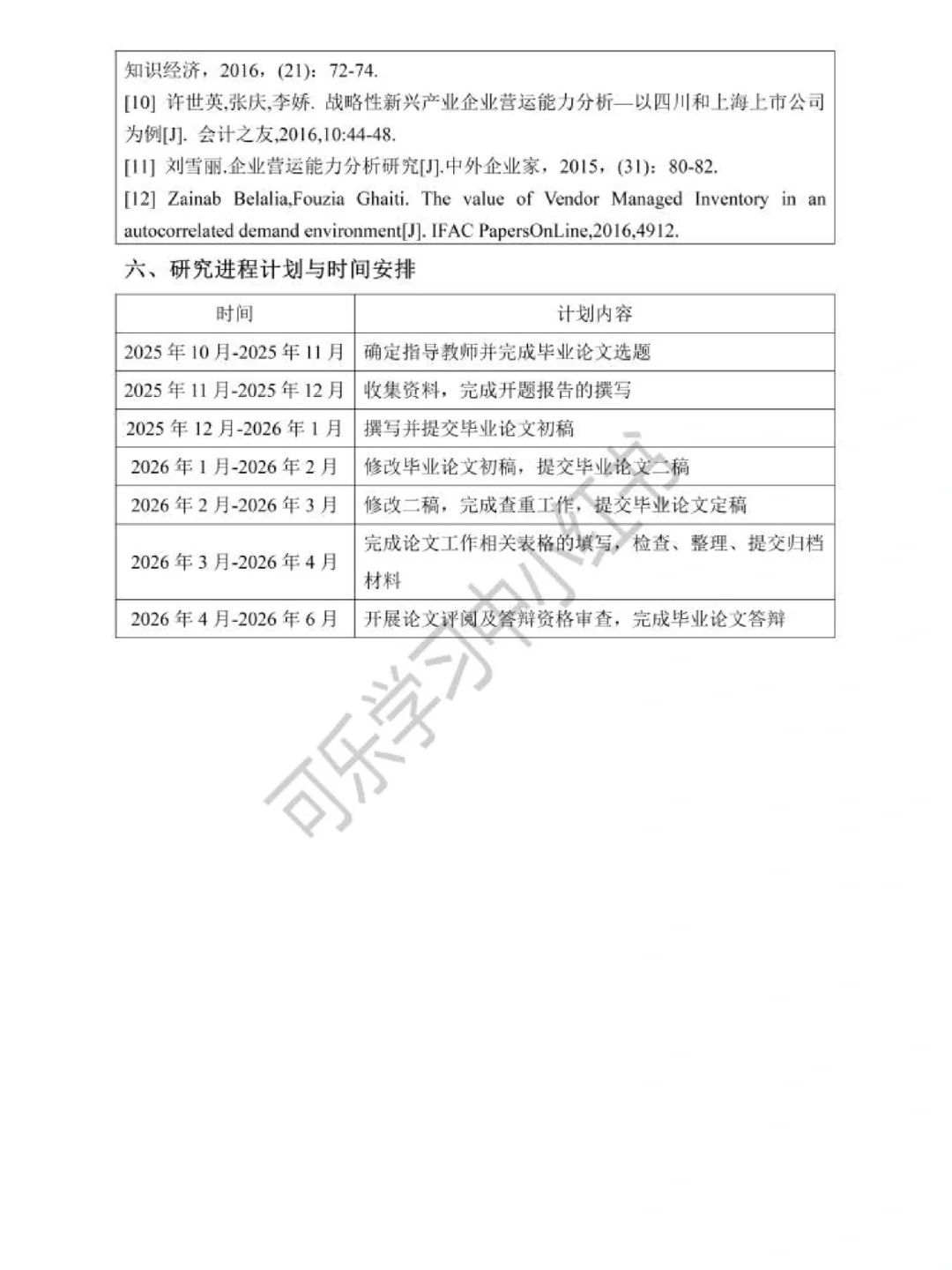 会计专业营运能力分析开题报告模板参考来啦