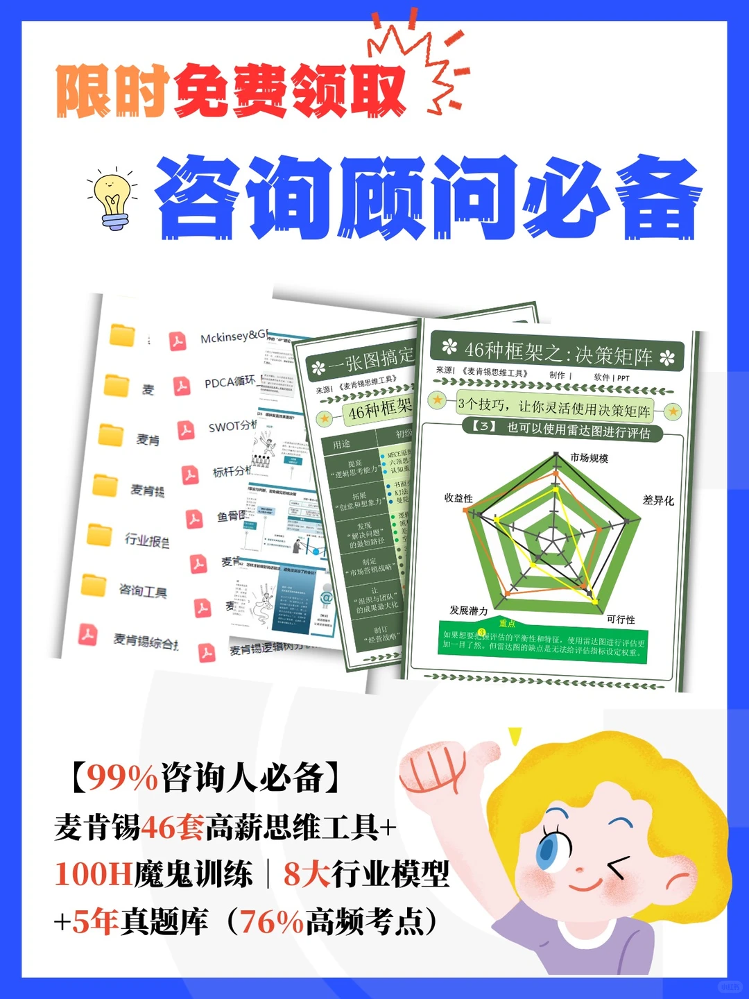 99%咨询人必备‼咨询案例、行业报告…