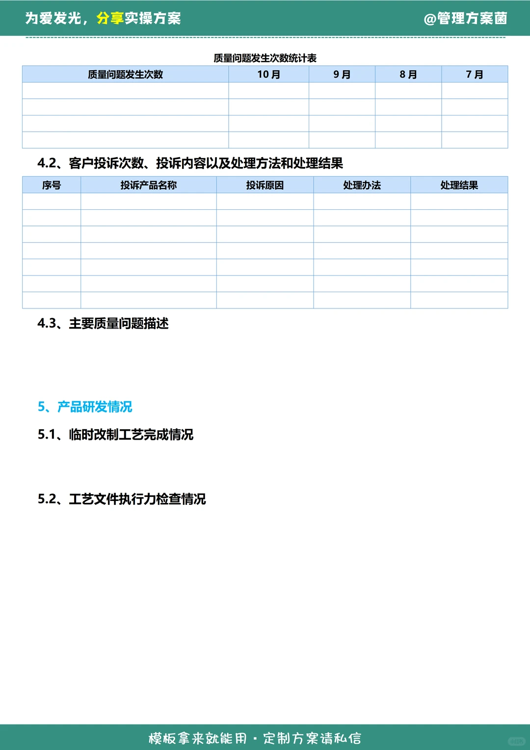 公司级月度经营分析报告怎么写？实操