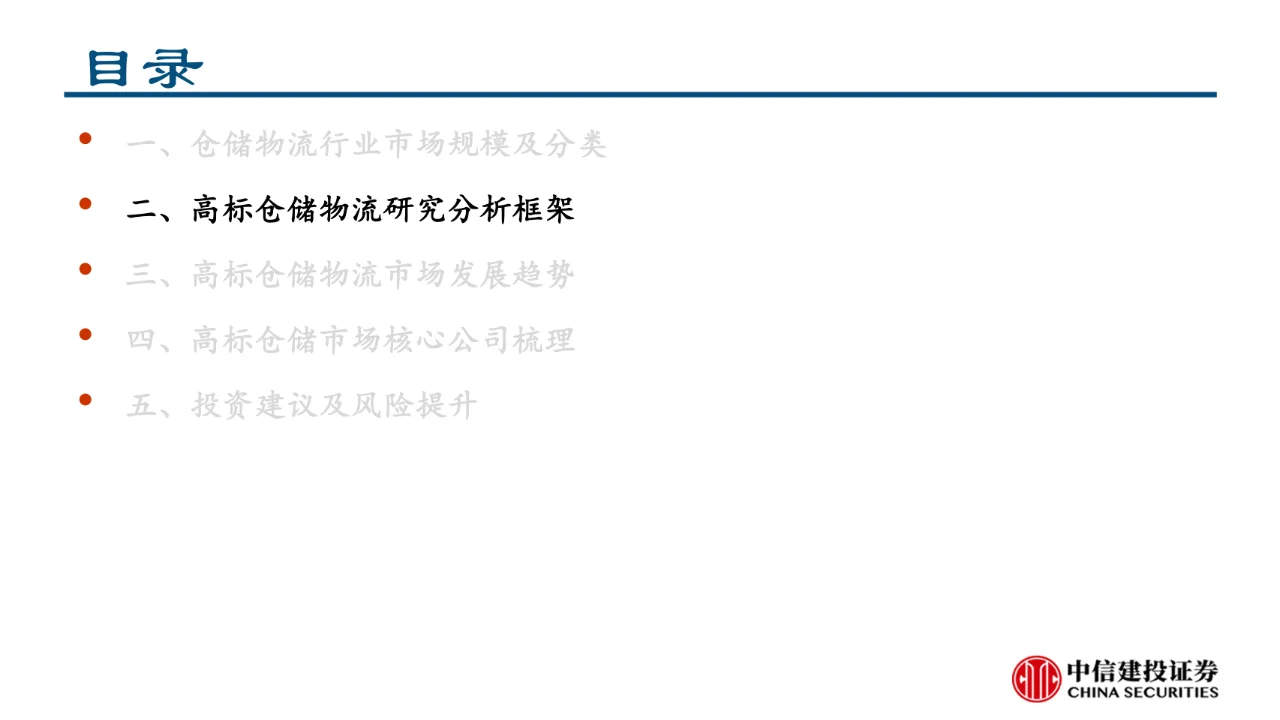 仓储物流行业研究报告