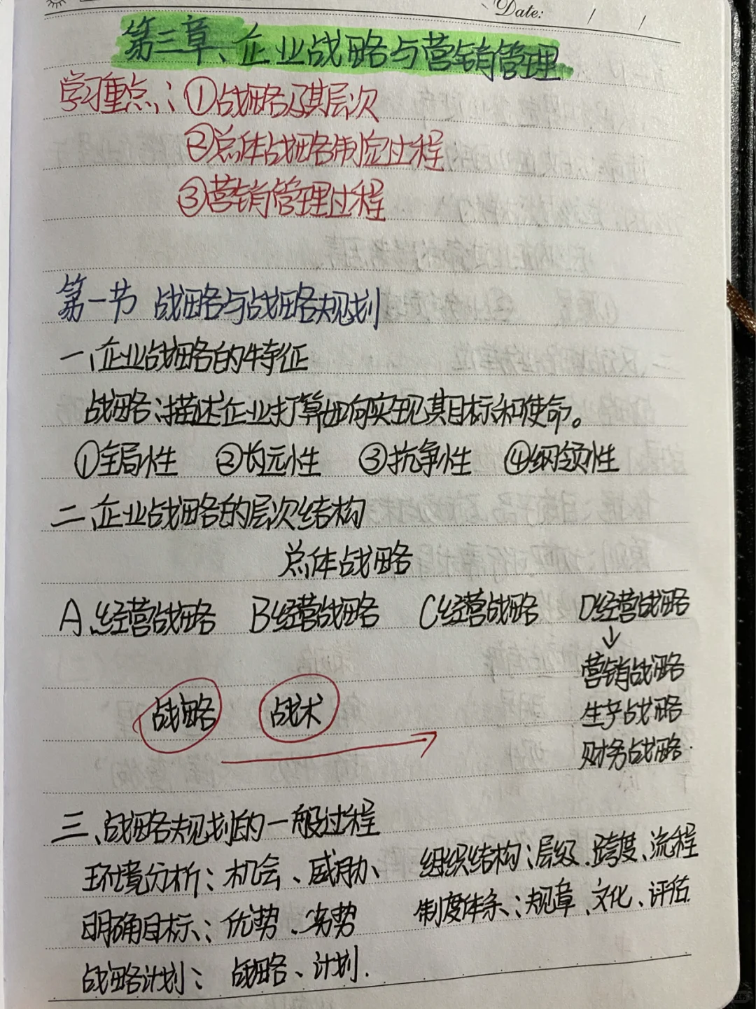 市场营销企业战略与营销管理
