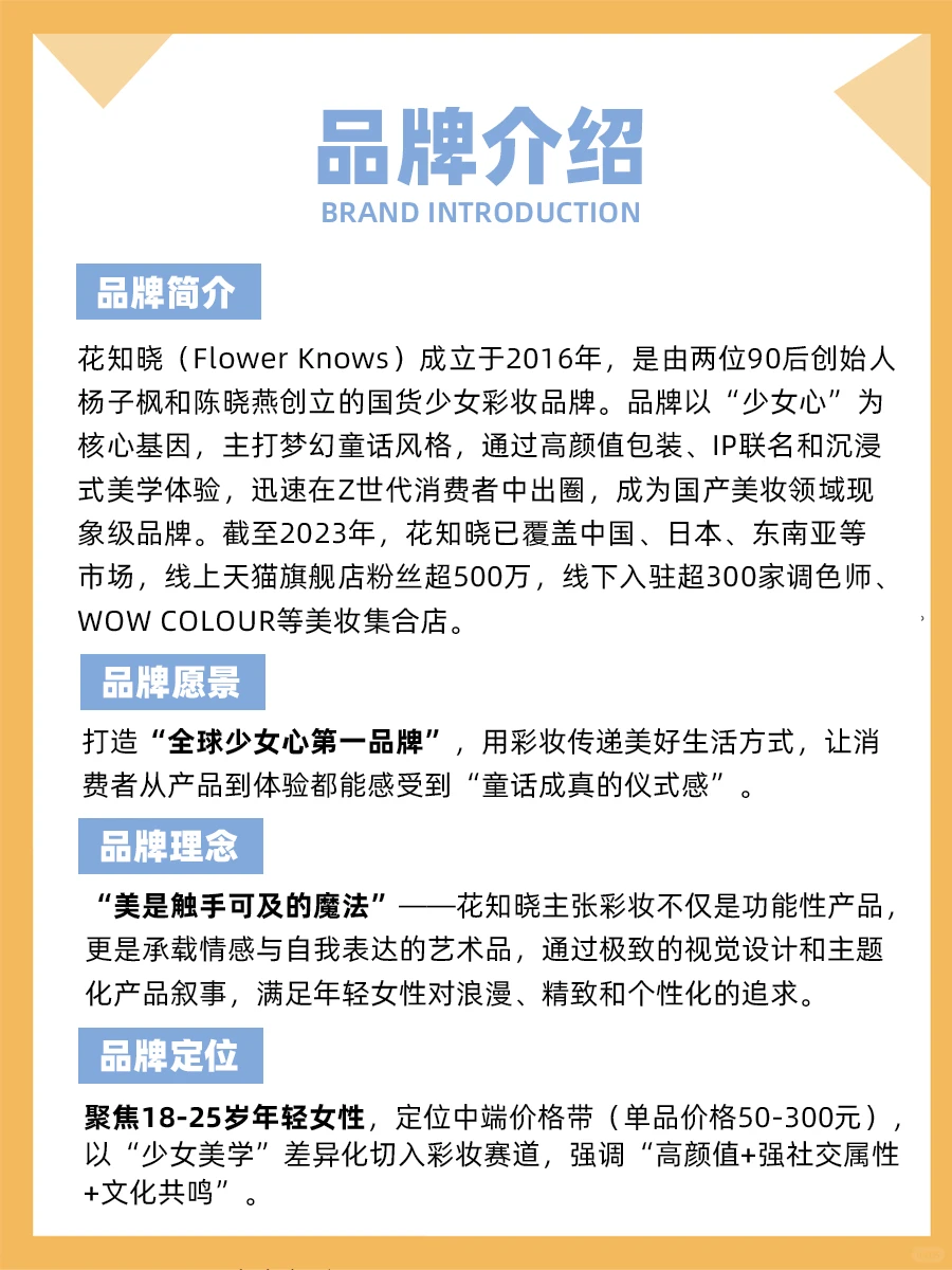 100个品牌案例分析——花知晓