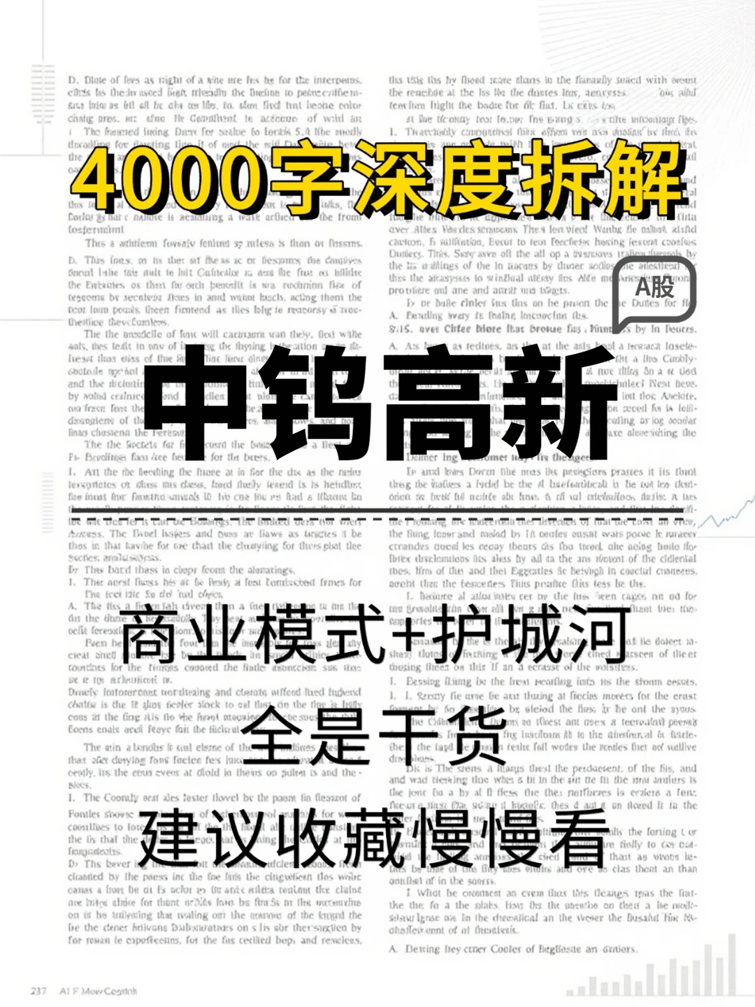 中钨高新 4000 字深度研报