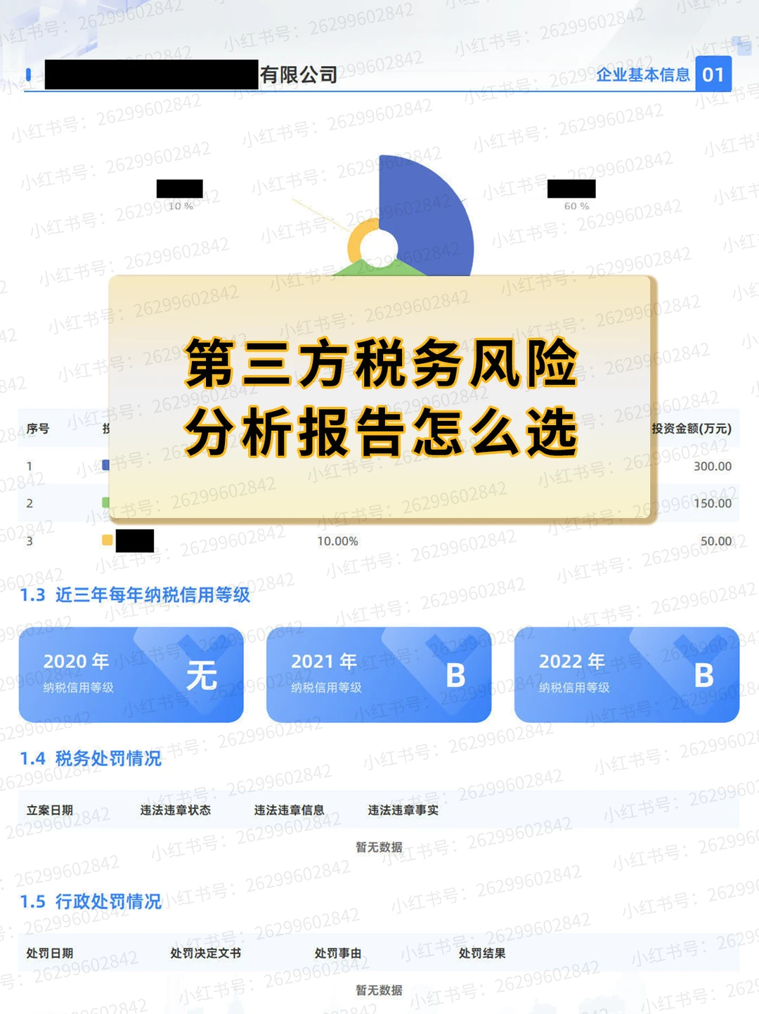 第三方税务风险分析报告怎么选