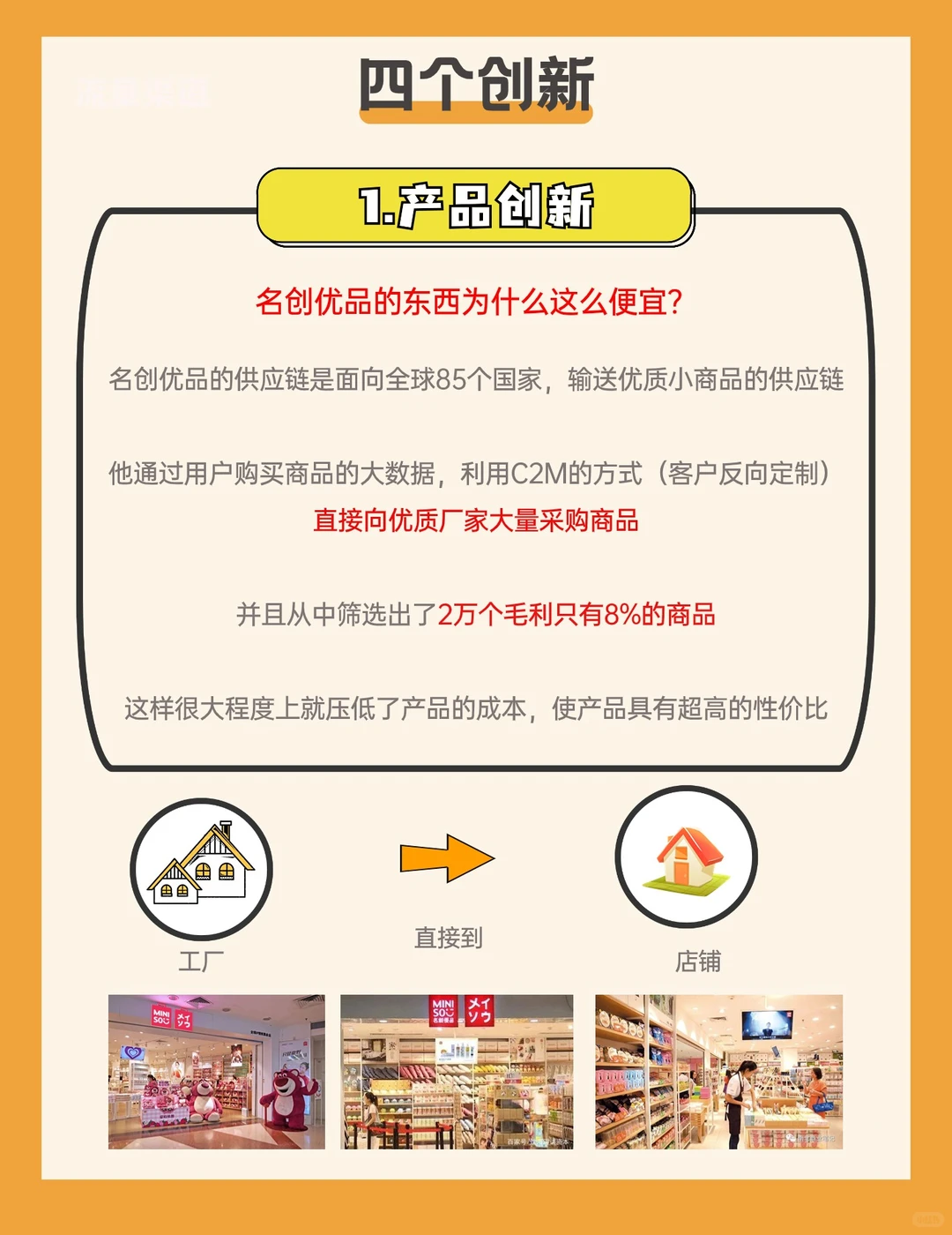 每天学习一家公司32ℓ名创优品商业模式