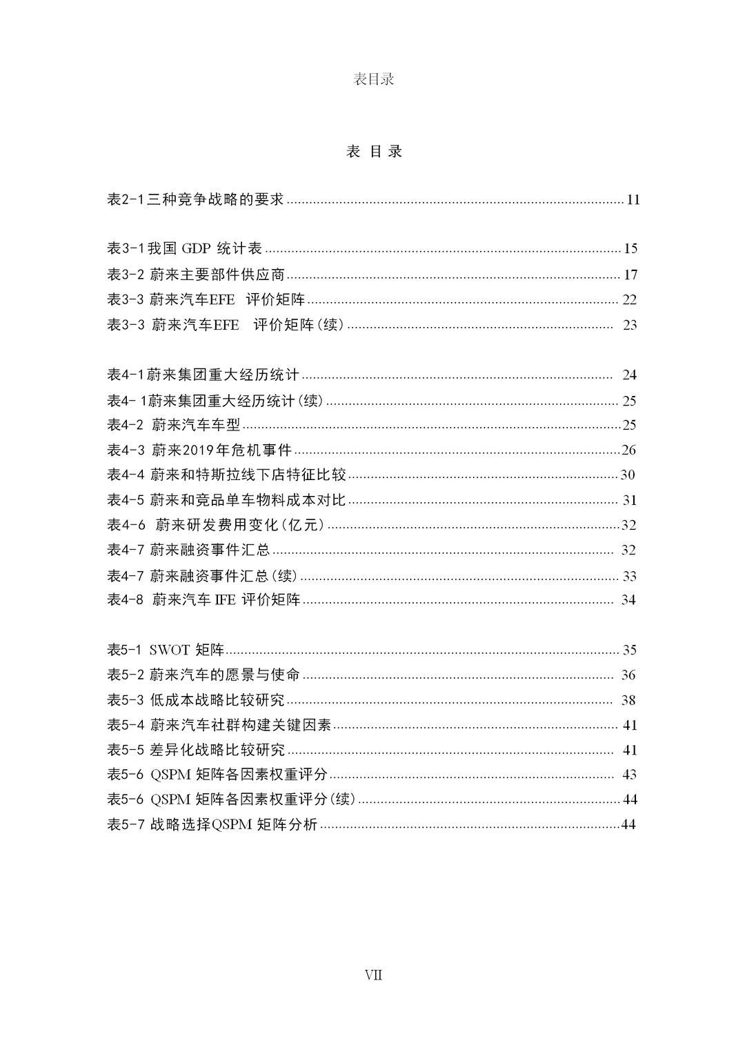 题目：蔚来汽车竞争现状及战略分析