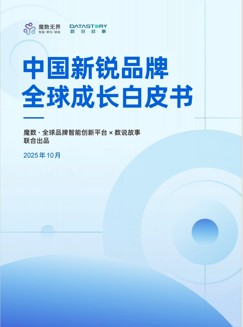 《2025年中国新锐品牌全球成长白皮书》