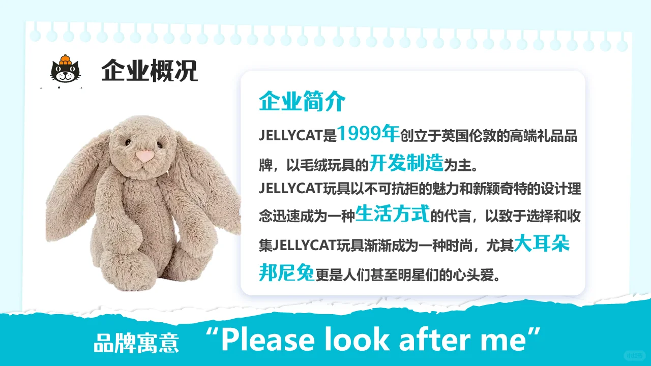 ?jellycat商业模式分析ppt模板