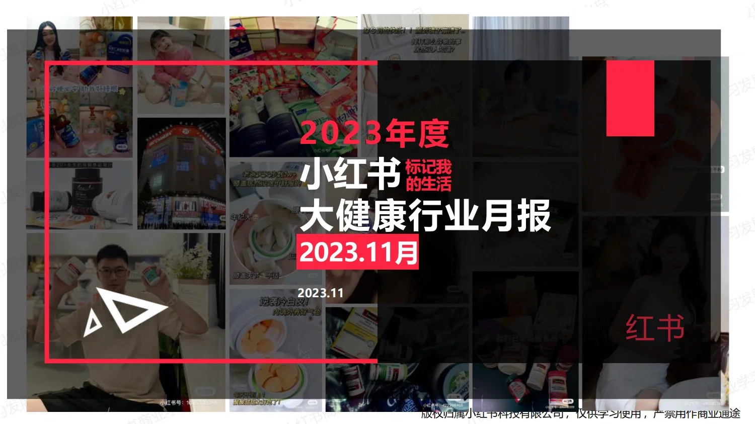 重磅合集:小红书18个行业洞察月报-11月