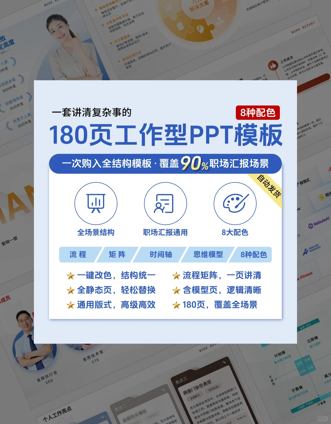 **年终汇报PPT数据可视化**